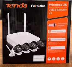 kit tenda wireless 2k 4 كاميرات الوان