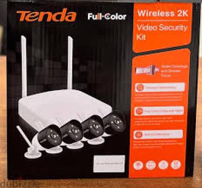 kit tenda wireless 2k 4 كاميرات الوان